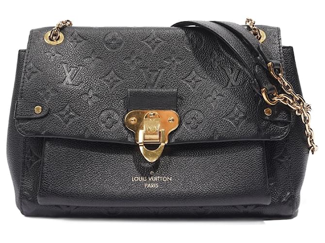 Louis Vuitton Womens Vavin Bag Black Leather PM ref.1005682 - Joli Closet