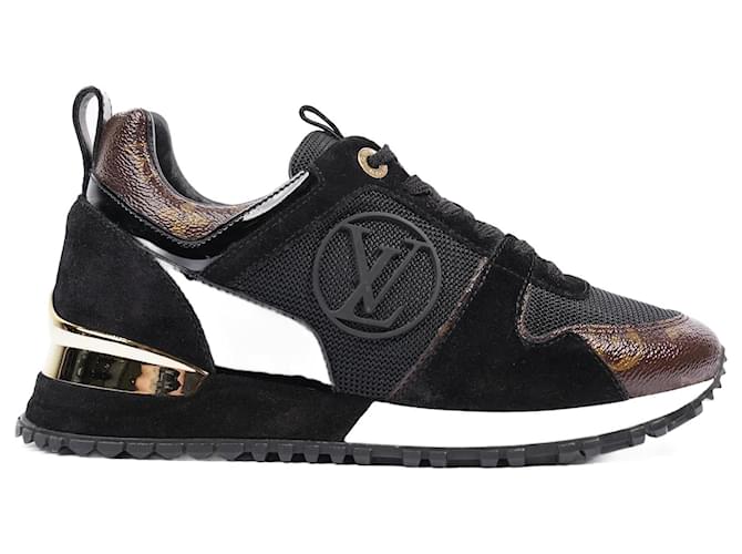Louis Vuitton Run Away Sneaker Monogram Brown White Black Pre