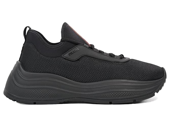 Prada Prax 01 Sneakers In Black | ModeSens