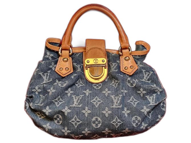 Louis Vuitton Luis vuitton jeans plissado azul