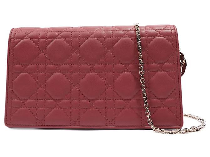 Christian Dior Lady Dior Croisi?re Wallet on Chain Clutch Bag