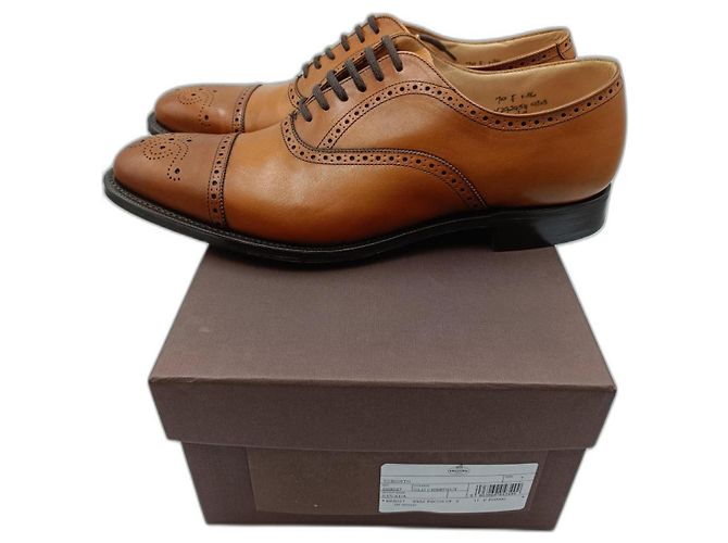 Church's Toronto Scarpe stringate in pelle castagna