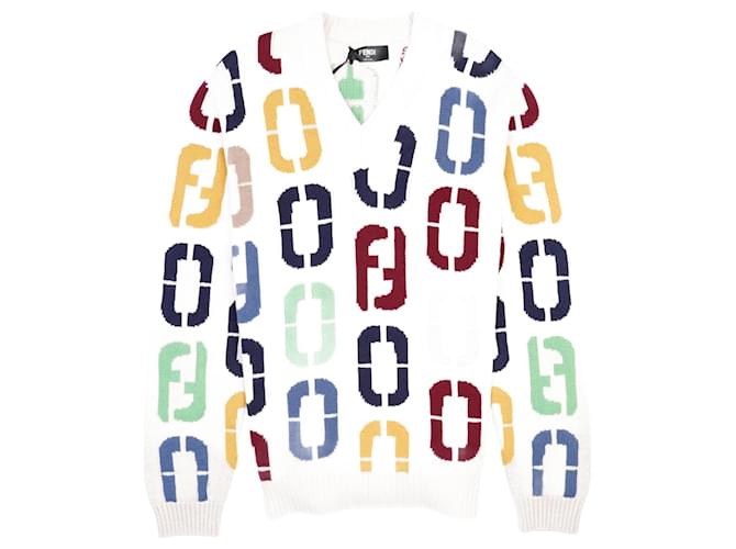 Fendi multicolour clearance fabric jumper