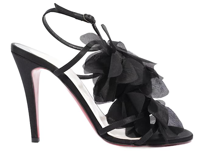 Christian Louboutin Mount Street 100 Black EU 39 UK 6 Leather ref.1006568 Joli Closet