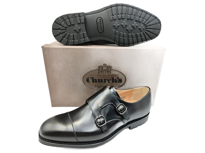 Church's Cowes T Scarpe stringate in pelle nera Nero