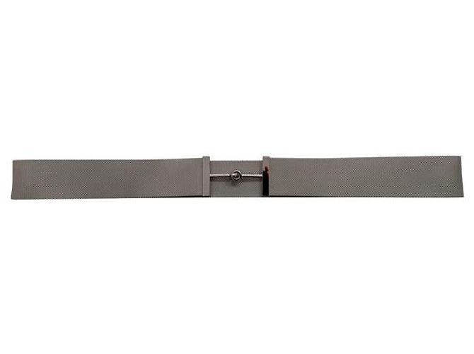Hermès Gürtel Beige Canvas Grau 