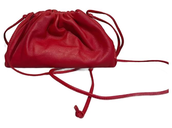 BOTTEGA VENETA  Handbags T.  leather Red  ref.1006634