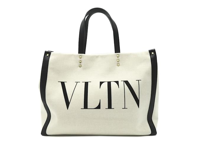 Valentino Garavani Vlogo Canvas Tote in