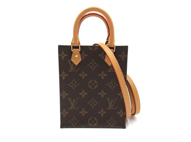 Louis Vuitton Monogram Petite Sac Plat M81295 Brown Cloth ref.1006758 -  Joli Closet