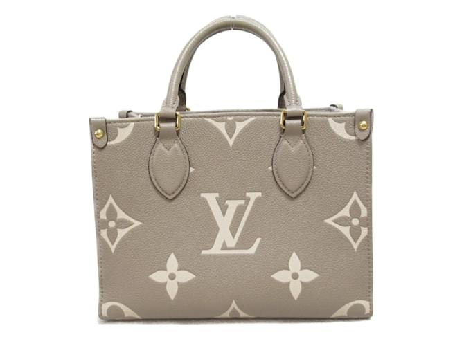 Louis Vuitton Monogram Empreinte OnTheGo PM M45779 Grey Leather