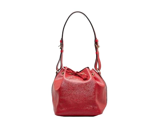 Louis Vuitton Epi Petit Noe M44107 Red Leather Pony-style calfskin  ref.1006796 - Joli Closet