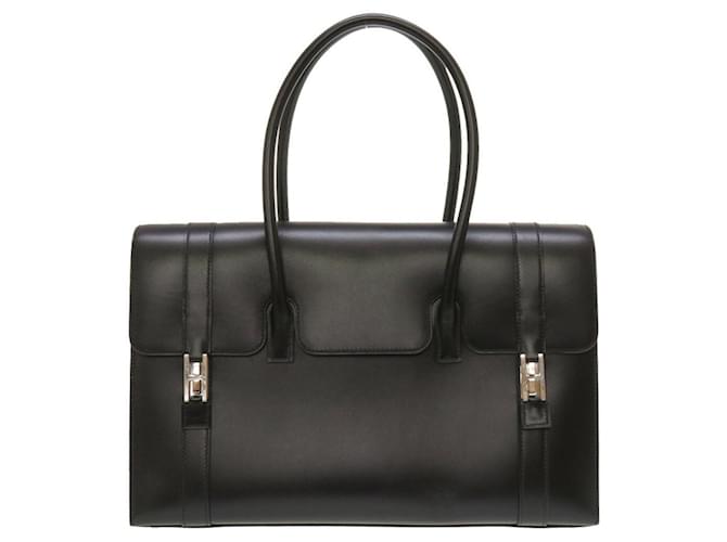 Hermès Drag Black Leather  ref.1006901