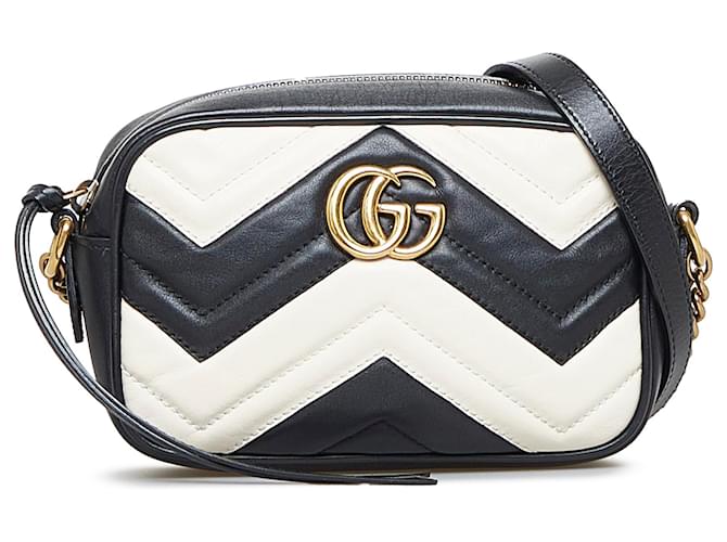 Gucci - GG Marmont Mini Quilted-Leather Cross-Body Bag - Womens - Black for  Women