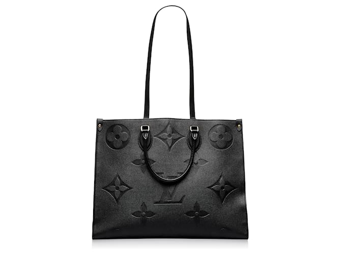 Louis Vuitton Black Monogram Empreinte Onthego MM Leather ref.1006964 -  Joli Closet