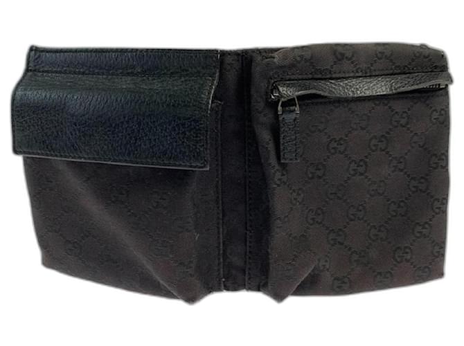 Gucci Waist bag Black Cloth  ref.1007018