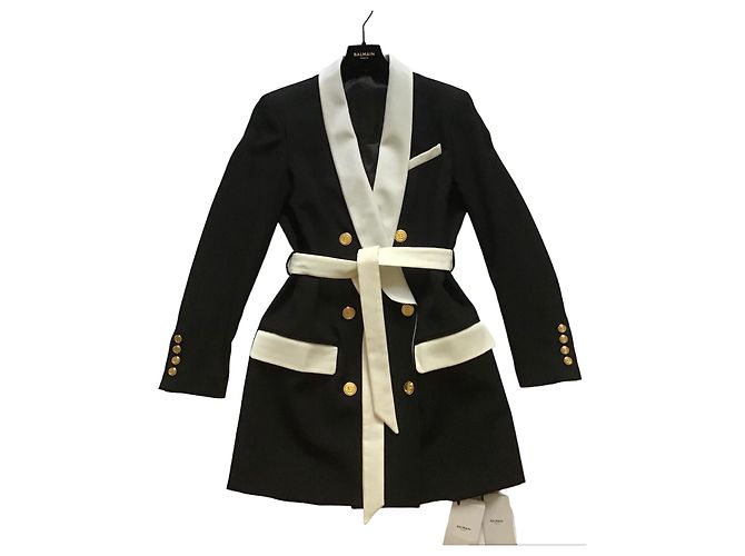 Balmain Black Wool Blazer