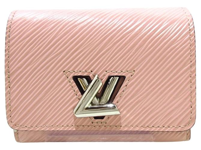 Louis Vuitton Rose Ballerine EPI Leather Twist Wallet