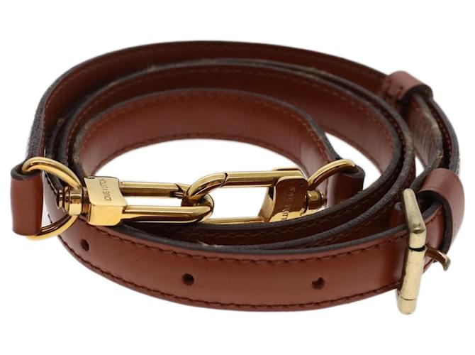 Louis Vuitton Bandoulière de sac Brown Leather  ref.1007241