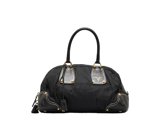 Prada Tessuto Handbag Black Cloth  ref.1007302