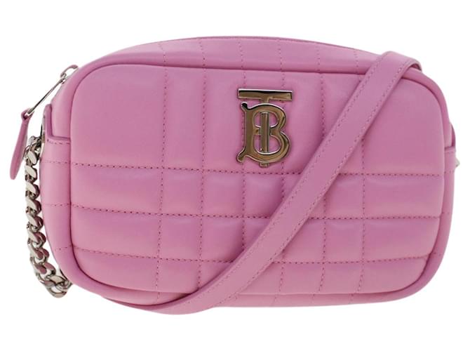 Burberry Lola Pink Leather  ref.1007347