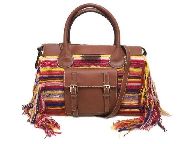 Chloé ***Chloe Fransenhandtasche Braun