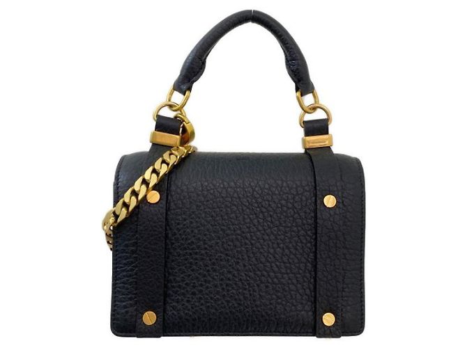 Chloé ***Bolsa de ombro com aba pequena Chloe ora Preto