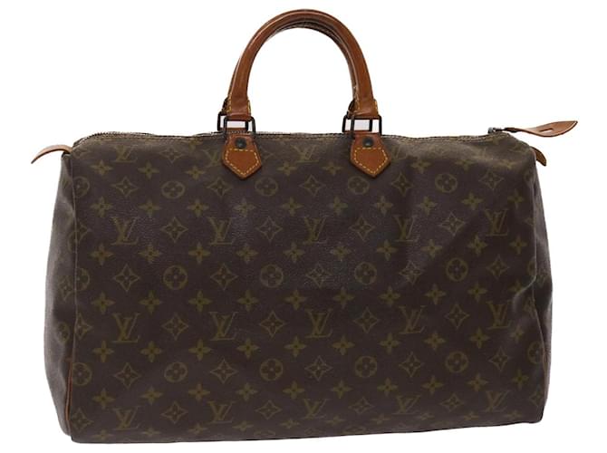 Louis Vuitton Monogram Speedy 40 Hand Bag Vintage M41522 LV Auth pt2489  Cloth ref.599450 - Joli Closet