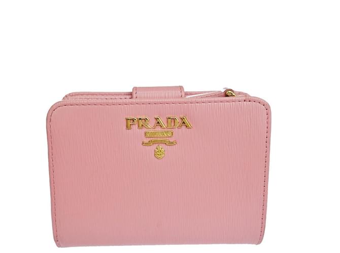 Prada Saffiano Pink Leder  ref.1007776