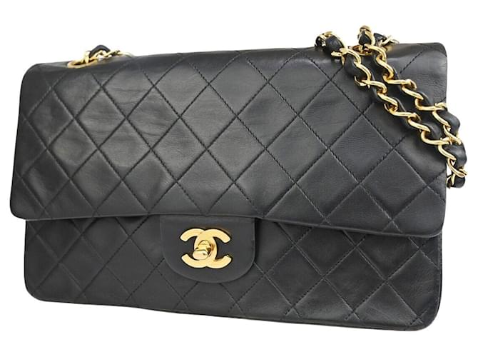 Chanel Timeless Black Leather  ref.1007798