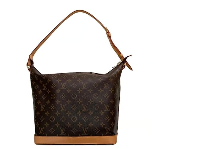 Louis Vuitton Handbags Brown Leather  ref.1007899