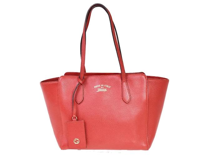 Gucci Swing Red Leather  ref.1007904