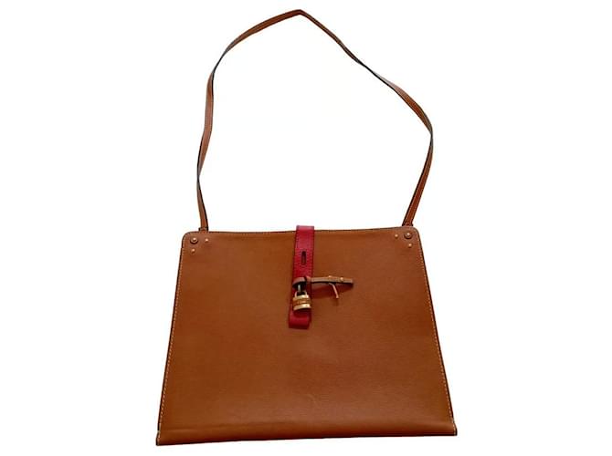 Chloé Clutch bags Camel Leather  ref.1007991