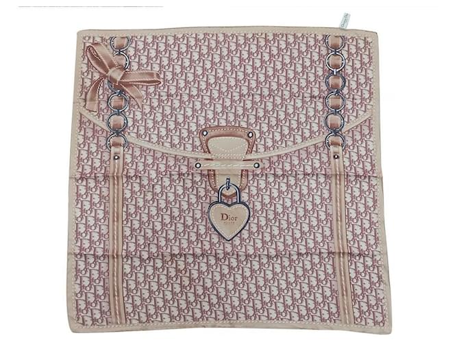 Dior Silk scarves Pink  ref.1008129