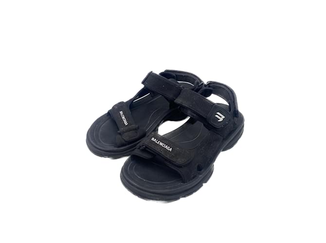 BALENCIAGA  Sandals T.EU 42 cloth Black  ref.1008245