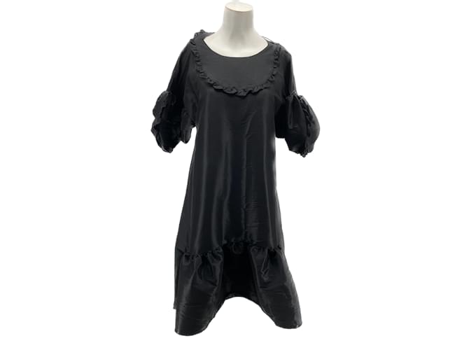 Autre Marque KIKA VARGAS  Dresses T.International L Cotton Black  ref.1008253