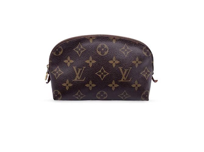 Louis Vuitton Monogram Canvas Pouch Bag Mini Pochette Accessoires Brown  Cloth ref.998760 - Joli Closet