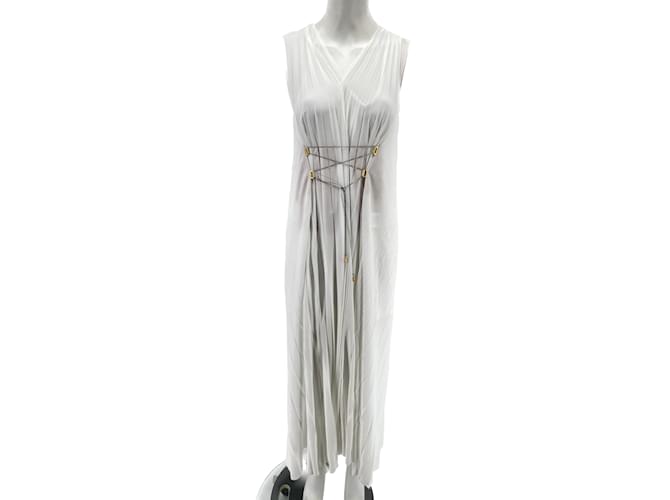 Autre Marque ZEUS+DIONE  Dresses T.fr 38 cotton White  ref.1008275