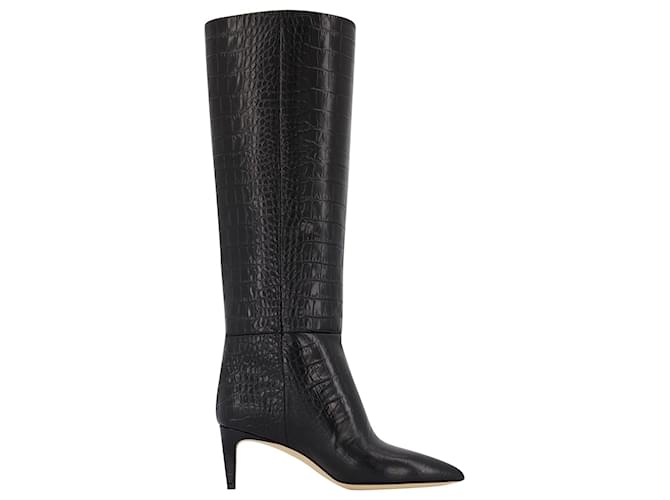 estilete 60 Botas - Paris Texas - Cuero - Negro Becerro  ref.1008602