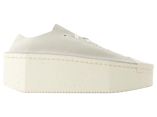 Y3 Renga Lo Sneakers - Y 3 - Leather - White Beige  ref.1008723