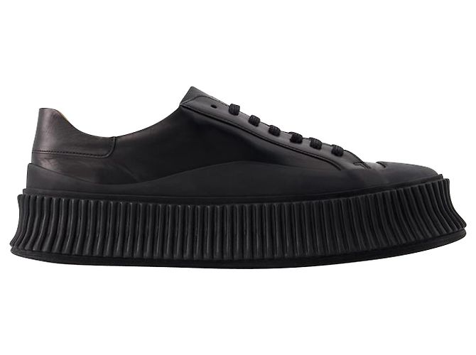 Baskets - Jil Sander - Cuir - Noir