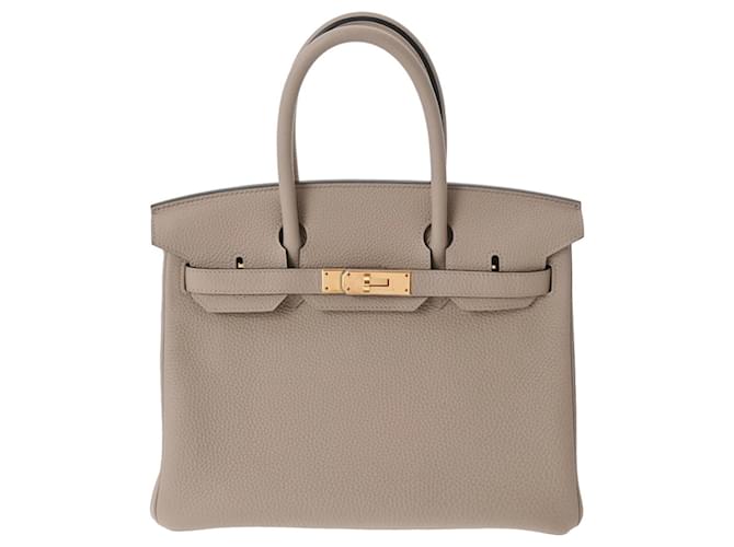 Hermès Birkin 30 Grey Leather  ref.1008855