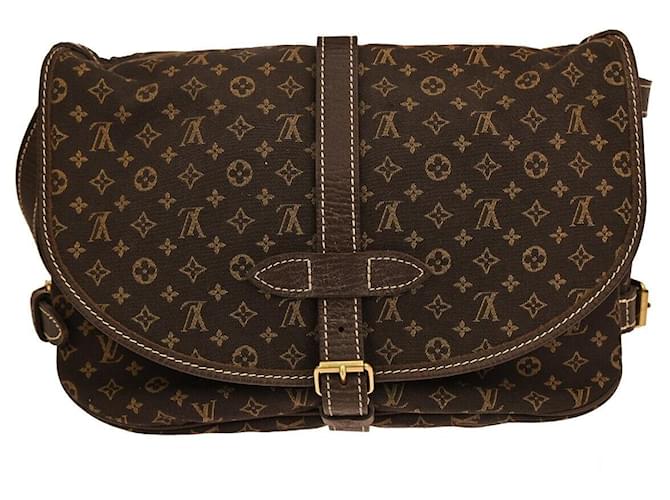 Louis Vuitton Saumur 30 Brown Cloth  ref.1008866