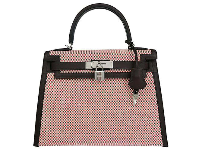 Hermès Kelly 28 Pink Cloth  ref.1008910