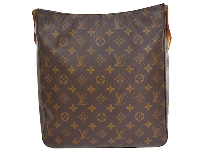 Louis Vuitton Brown Monogram Looping GM Cloth ref.1012791 - Joli