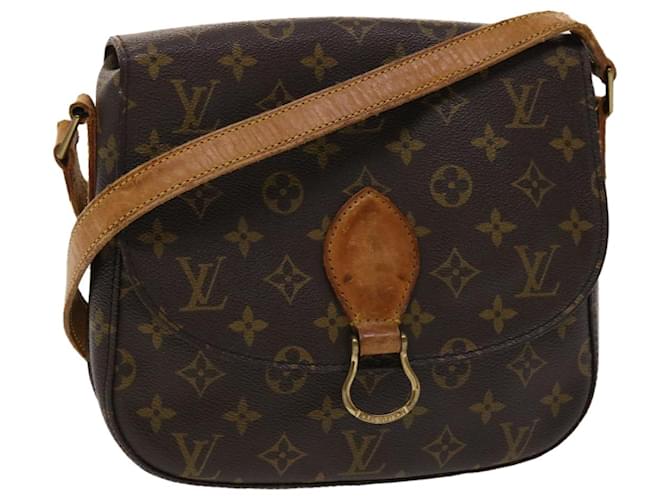 Brown Louis Vuitton Monogram Saint Cloud GM Crossbody Bag