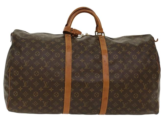 Louis Vuitton Monogram Keepall 60 Boston Bag M41422 LV Auth 47843 Cloth  ref.1009237