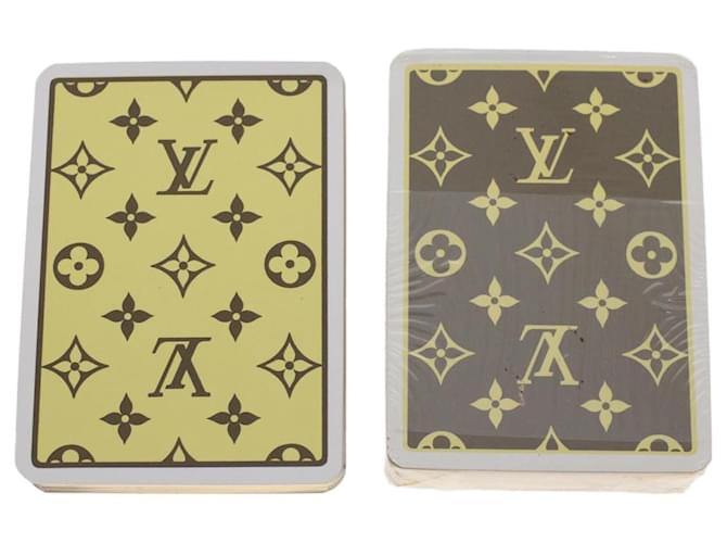 LOUIS VUITTON Monogram Playing Cards Case LV Auth 48335 Cloth  ref.1009780