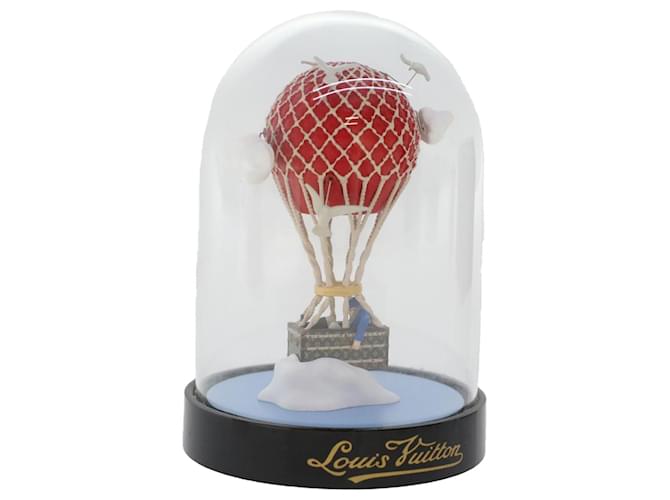 Balão globo de neve LOUIS VUITTON VIP apenas vermelho transparente Autenticação de LV9928 Vidro  ref.1009781
