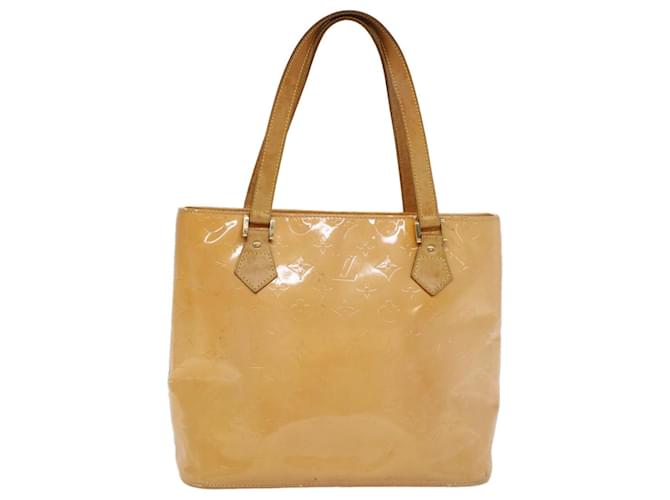 LOUIS VUITTON Monogram Vernis Houston Hand Bag Marshmallow Pink M91302 LV ki3171 Patent leather  ref.1009783