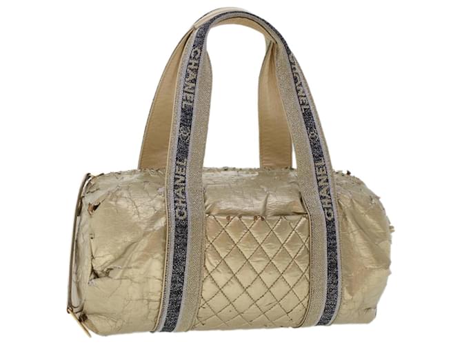 Chanel Chanel quilted travel bag in beige patent leather ref.995721 - Joli  Closet